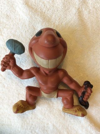 Vintage 1950s Remper Chief Wahoo Cleveland Indians Baseball Rubber Squeeze Toy