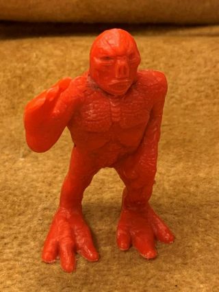 Palmer Plastics Vintage 1960s Red It Came From Outer Space Monster Toy Figure