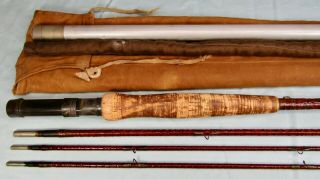 Divine Paramount Bamboo Fly Rod With Bag And Tip Tube