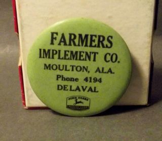 Antique John Deere Advertising Farmers Implement Delaval Moulton Al