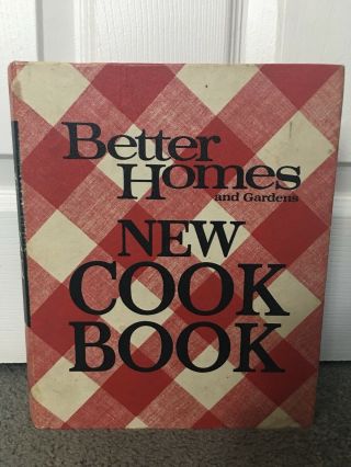Vintage Better Homes Gardens Cookbook 1968 Hardcover Cook Book