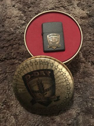 Zippo Lighter D - Day Normandy 50th Anniversary 1944 - 1994 - Limited Edition