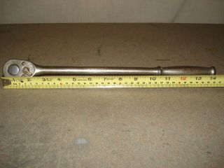 Vintage Snap On Tools No.  71 - 15 1/2 " Drive Ratchet Wrench