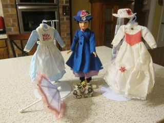 Vintage Horseman Mary Poppins Doll In Outfit Plus More 1960s