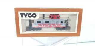 Vtg Tyco Ho Scale Silver Streak Cupola Caboose Car Train
