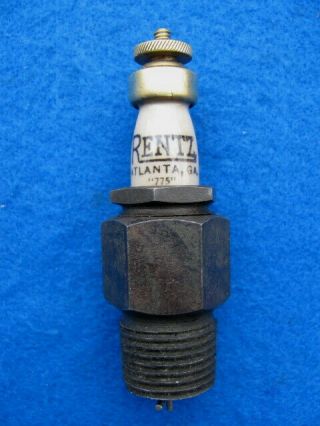 Vintage ½” Pipe Thread,  Rentz Spark Plug,  Hit & Miss Engines