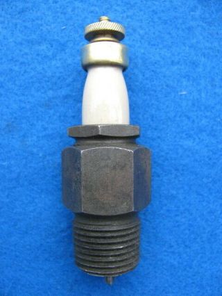 Vintage ½” PIPE THREAD,  RENTZ spark plug,  Hit & Miss Engines 2