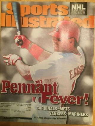 Sports Illustrated October 16,  2000 - Jim Edmonds