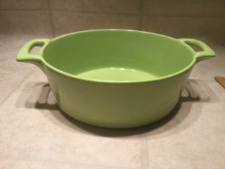 Vintage Unique Oval Pottery Ceramic Casserole Dish With Handles