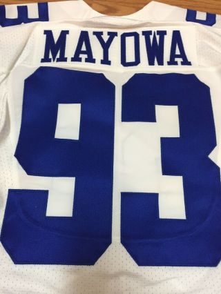 Benson Mayowa Dallas Cowboys Game Issued Worn Jersey Cleats 2