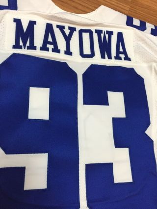 Benson Mayowa Dallas Cowboys Game Issued Worn Jersey Cleats 3