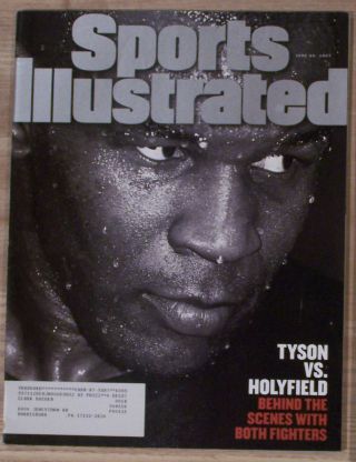 Mike Tyson Vs Evander Holyfield 1997 Sports Illustrated 6/30/97
