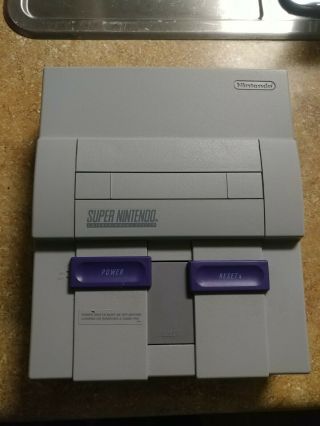 Nintendo Snes Console Only Sns - 001 Vintage Home Console