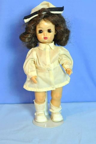 Vintage 1950s 10 " Tiny Terri Lee Walker Nurse Doll Tagged Vgc