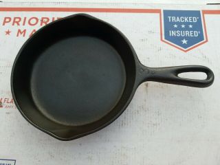 Vintage 3 Unmarked Wagner (6 1/2 ") Cast Iron Skillet Cleaned And Seasoned