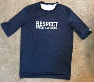2015 Team Issued Notre Dame Football Vs Navy Under Armour Respect Undershirt 2xl