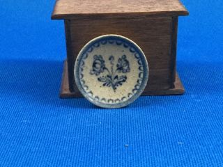 Igma Artisan Jane Graber Miniature Stoneware Vintage (1988) Plate 1:12 Scale