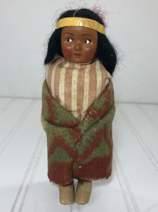 Vintage Skookums Native American Indian Doll