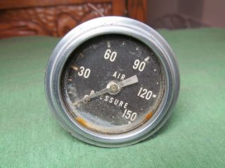 Vintage Stewart Warner S - W Air Pressure Gauge,  0 - 150psi