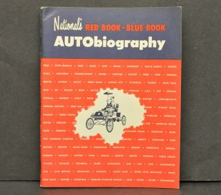 Vintage 1964 Nationals Red Book Blue Book Autobiography American Made Cars Book