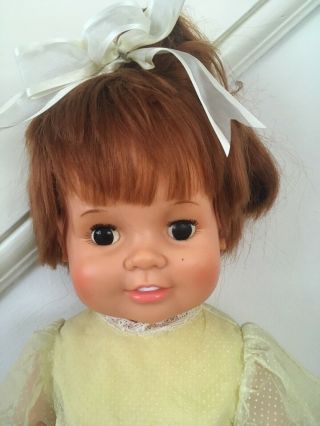 1973 IDEAL BABY CRISSY DOLL GROW HAIR CHRISSY FAMILY VINTAGE 26inch tall 2