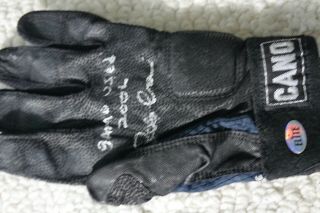 Robinson Cano 2006 Game Autographed Batting Glove Yankees Mets
