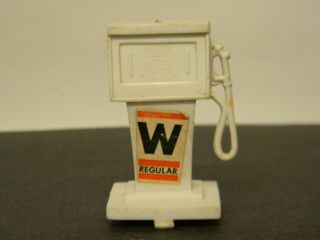 Vintage Marx Gas Pump For " Westgate " Tin Service Station 1968