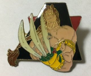 Street Fighter Pin Badge Vega - Capcom Vintage Very Rare