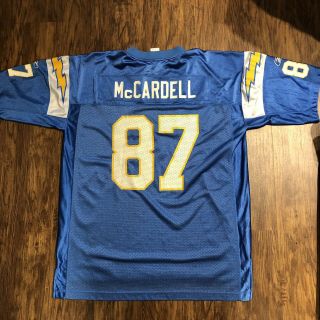 Keenan Mccardell 87 Nfl San Diego La Chargers Blue Reebok Jersey Nfl Mens Sz Xl