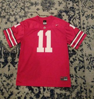 Boys Ohio State Buckeyes 11 Nike Football Jersey Size Youth L (16/18) Red