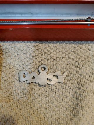Vintage DAISY BB Gun Cleaning Kit In Tin Metal Box & outer box - DAISY Pendent 3