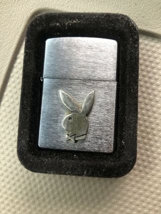 Vintage Playboy Bunny Zippo Lighter A 03 Bradford Pa Made In Usa 