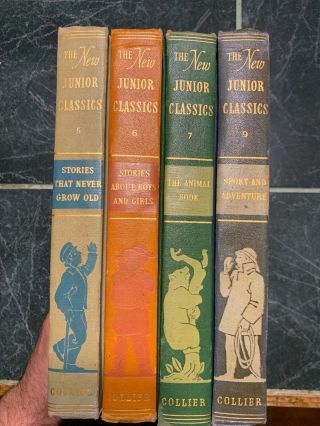The Junior Classics,  Vintage Volume 5,  6,  7,  9 1952,  43rd Printing