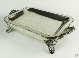Fine William Iv Old Sheffield Plate Serving Dish & Hot Water Warming Stand C1830