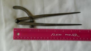 Vintage Wm.  Johnson Caliper Compasses Scribe Tool Adjustable