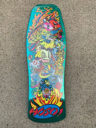 Christian Hosoi Collage Santa Cruz Skateboard Deck Old School Shape Reissue