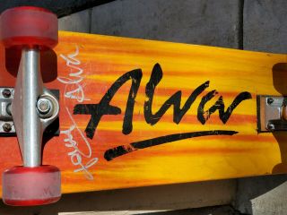 Tony Alva Skateboard Deck Autographed Alva Ghandi 64MM Wheels Independent Trucks 2