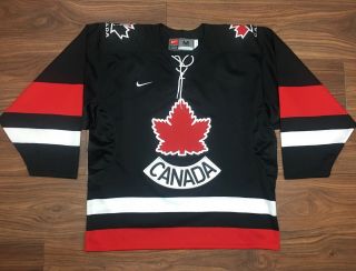 Vintage Nike 2001 - 05 Team Canada Iihf Olympics World Hockey Jersey Medium