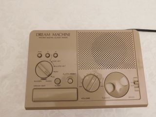 Sony Vintage Dream Machine Icf - C2w Retro 1980s Digital Alarm Clock Radio
