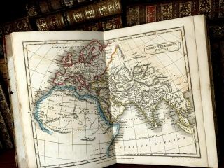 1826 An Atlas Of Ancient Geography Ex Libris W.  E.  Darwin