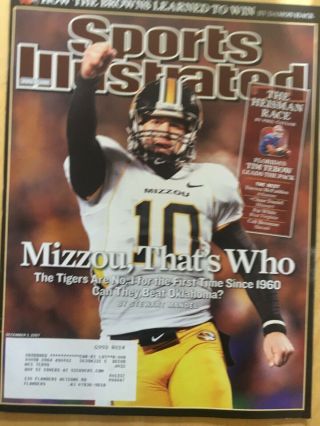 Sports Illustrated December 3,  2007 - Chase Daniel