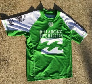 Billabong Pipe Masters WSL 2017 Surf Competition Jersey Rash guard Official L 3