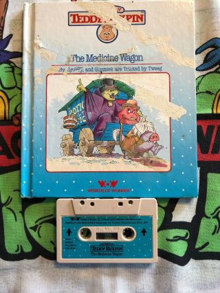 Teddy Ruxpin Book And Tape: The Medicine Wagon (worlds Of Wonder)