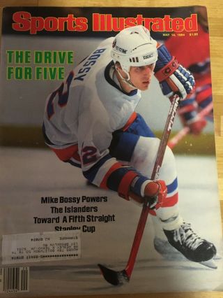 Sports Illustrated May 14,  1984 - Mike Bossy