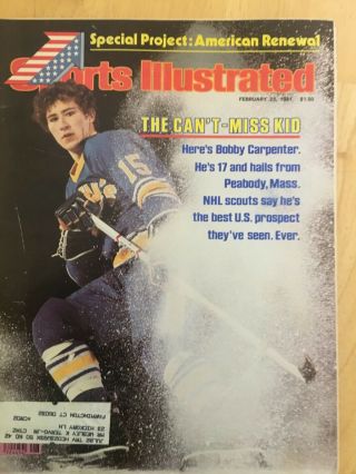 Sports Illustrated February 23,  1981 - Bobby Carpenter
