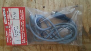 Vintage Tandy Trs - 80 Cassette Interface Cable Model 1,  Iv,  Iii,  4p Nos