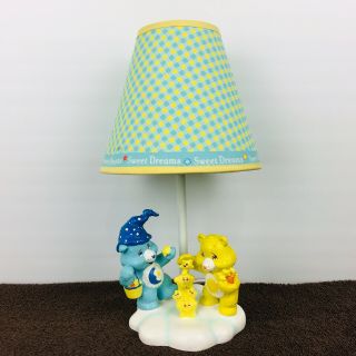Vintage Care Bears Lamp Sweet Dreams Night Light Bedtime & Funshine