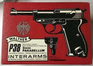 Vintage Empty Walther P38 9mm Parabellum Pistol Box - Last One