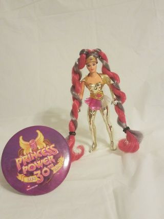 , Vintage,  Rare,  Entrapta From She - Ra Princess Of Power With Sdcc Pin