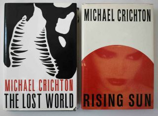 Michael Crichton The Lost World (jurassic Park 2) & Rising Sun (first Editions)